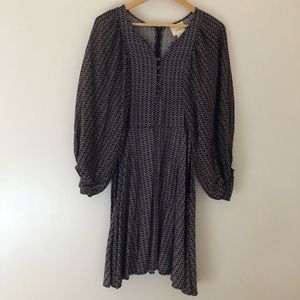 Anthropology Black Dress